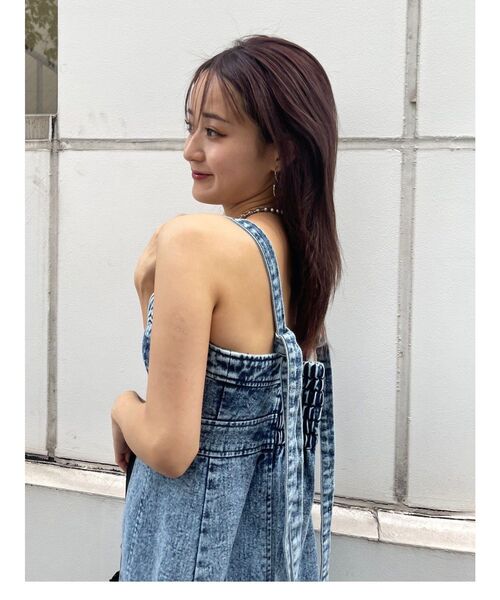 CALIBAN 売れ筋商品|||キャリバン Tシャツ トップス レディース Tops Azure セール】FRONT GATHER ZIP TOPS フロント ギャザー ジップ