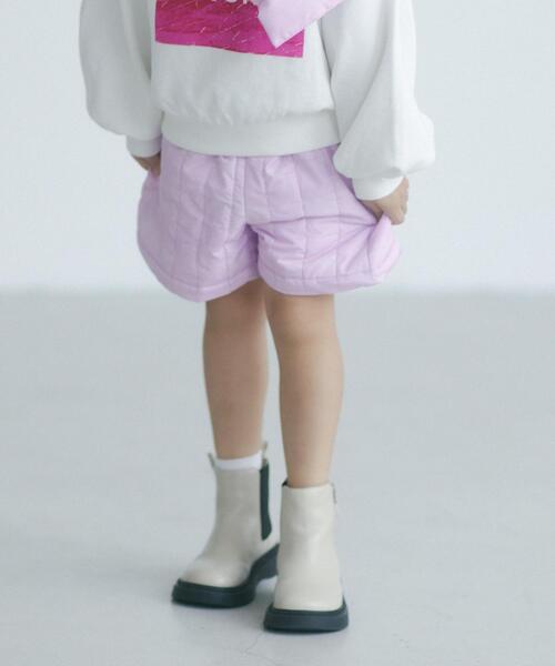 ERIC CARLE（エリックカール）の「【別注】＜ERIC CARLE×green label relaxing＞ キルトキュロット 100cm-130cm（その他パンツ・キッズ・ケリー/ライラック・M(110-120cm)/S(100-110cm)/L(120-130cm)）」の2枚目の写真