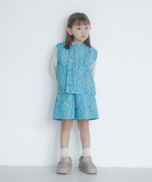 ERIC CARLE（エリックカール）の「【別注】＜ERIC CARLE×green label relaxing＞ キルトキュロット 100cm-130cm（その他パンツ・キッズ・ケリー/ライラック・M(110-120cm)/S(100-110cm)/L(120-130cm)）」の3枚目の写真