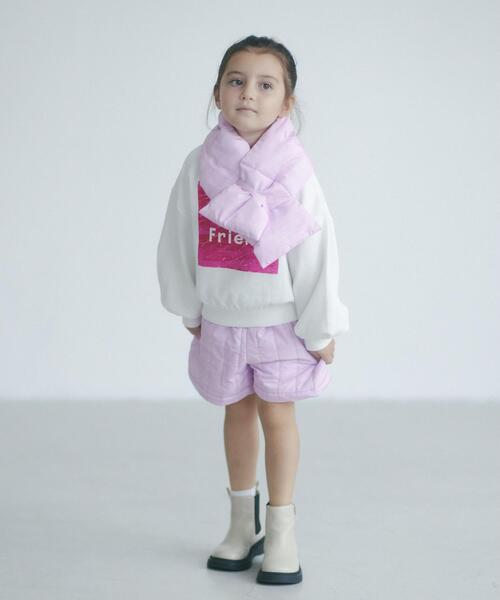 ERIC CARLE（エリックカール）の「【別注】＜ERIC CARLE×green label relaxing＞ キルトキュロット 100cm-130cm（その他パンツ・キッズ・ケリー/ライラック・M(110-120cm)/S(100-110cm)/L(120-130cm)）」の4枚目の写真