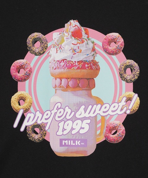 MILKFED.（ミルクフェド）の「POP DONUT  L/S TEE（Tシャツ/カットソー・レディース・ブラック/ライトピンク/オフホワイト・M/L）」の11枚目の写真