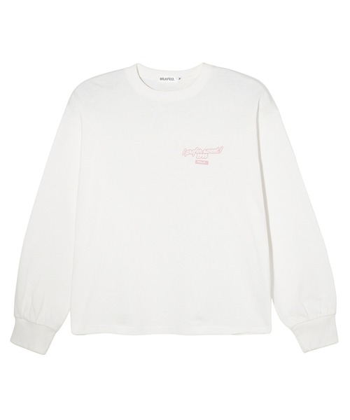 MILKFED.（ミルクフェド）の「POP DONUT  L/S TEE（Tシャツ/カットソー・レディース・ブラック/ライトピンク/オフホワイト・M/L）」の5枚目の写真