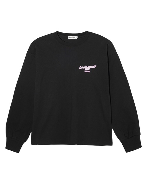 MILKFED.（ミルクフェド）の「POP DONUT  L/S TEE（Tシャツ/カットソー・レディース・ブラック/ライトピンク/オフホワイト・M/L）」の6枚目の写真