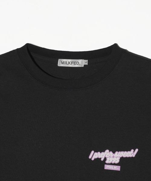 MILKFED.（ミルクフェド）の「POP DONUT  L/S TEE（Tシャツ/カットソー・レディース・ブラック/ライトピンク/オフホワイト・M/L）」の7枚目の写真