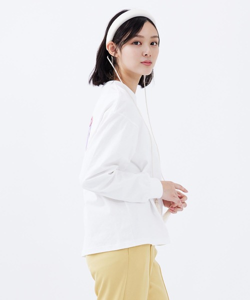 MILKFED.（ミルクフェド）の「POP DONUT  L/S TEE（Tシャツ/カットソー・レディース・ブラック/ライトピンク/オフホワイト・M/L）」の17枚目の写真