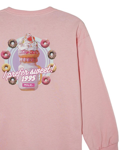 MILKFED.（ミルクフェド）の「POP DONUT  L/S TEE（Tシャツ/カットソー・レディース・ブラック/ライトピンク/オフホワイト・M/L）」の20枚目の写真
