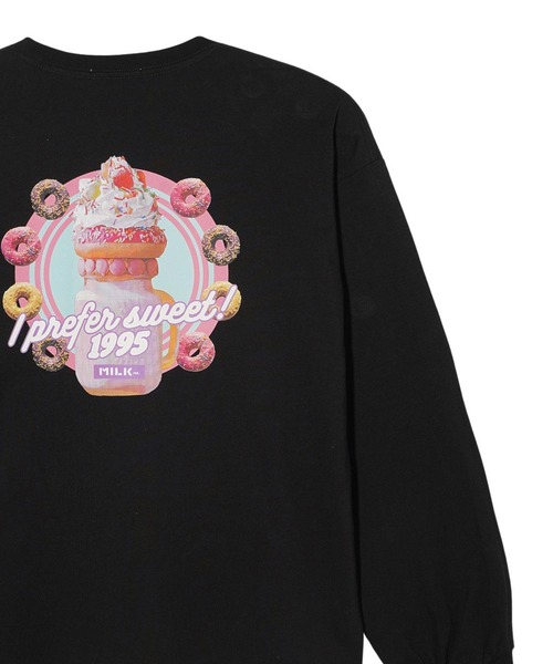 MILKFED.（ミルクフェド）の「POP DONUT  L/S TEE（Tシャツ/カットソー・レディース・ブラック/ライトピンク/オフホワイト・M/L）」の21枚目の写真