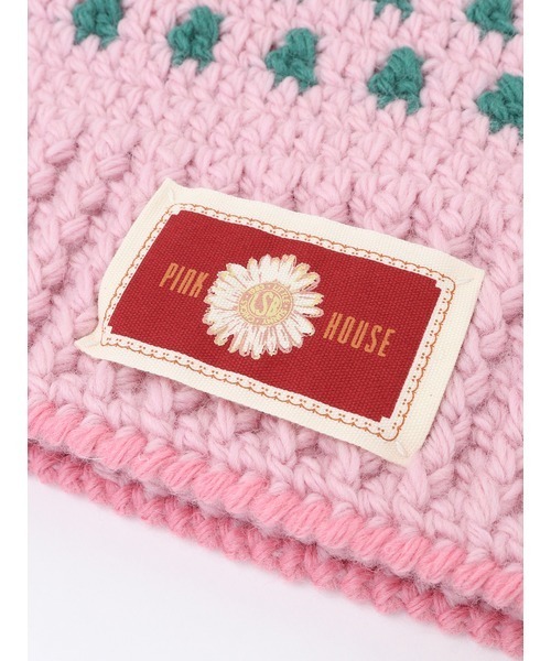 PINK HOUSE(ピンクハウス)の「cat knit hat(ニットキャップ/ビーニー・レディース・ブラック/ピンク/キナリ・フリー)」の8枚目の写真
