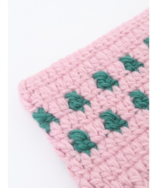 PINK HOUSE(ピンクハウス)の「cat knit hat(ニットキャップ/ビーニー・レディース・ブラック/ピンク/キナリ・フリー)」の9枚目の写真