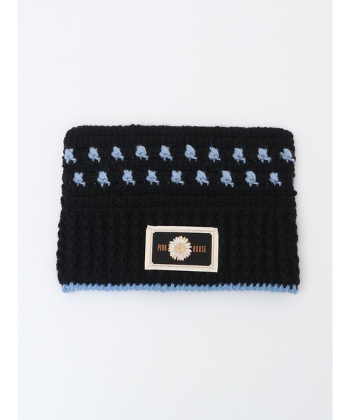 PINK HOUSE(ピンクハウス)の「cat knit hat(ニットキャップ/ビーニー・レディース・ブラック/ピンク/キナリ・フリー)」の4枚目の写真