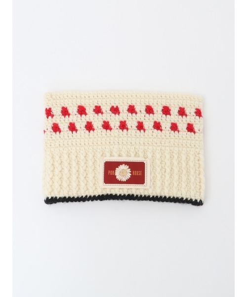 PINK HOUSE(ピンクハウス)の「cat knit hat(ニットキャップ/ビーニー・レディース・ブラック/ピンク/キナリ・フリー)」の5枚目の写真