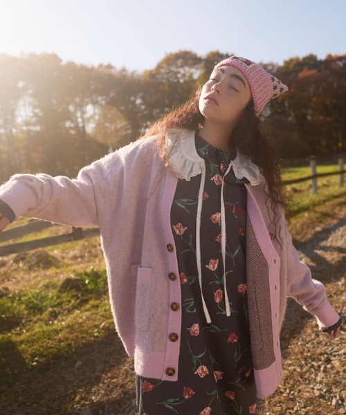 PINK HOUSE(ピンクハウス)の「cat knit hat(ニットキャップ/ビーニー・レディース・ブラック/ピンク/キナリ・フリー)」の15枚目の写真