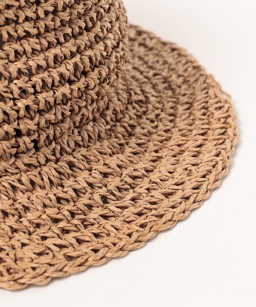 BEAMS HEART（ビームスハート）の「BEAMS HEART / コマ編み バケットハット（ハット・メンズ・ブラック/ベージュ・ONE SIZE）」の14枚目の写真