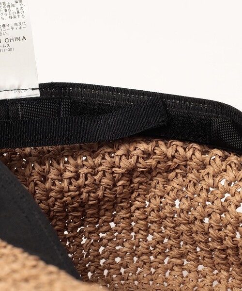 BEAMS HEART（ビームスハート）の「BEAMS HEART / コマ編み バケットハット（ハット・メンズ・ブラック/ベージュ・ONE SIZE）」の15枚目の写真