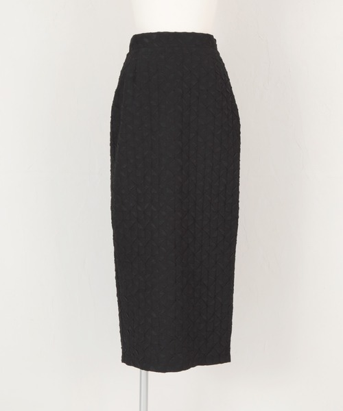 titivate（ティティベイト）の「ペプラムトップス/Iラインスカートセット（セットアップ・レディース・ブラック/グレイッシュベージュ・S/L/M）」の13枚目の写真