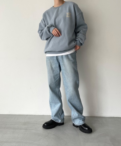 CANAL JEAN(キャナルジーン)の「El mar Sunday Fruits Market起毛トレーナー(スウェット・レディース・ヘザーグレー/ブルーグレー・ONE SIZE)」の8枚目の写真