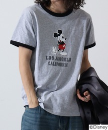 Disney（ディズニー）の「DISNEY　リンガーＴEE（Tシャツ/カットソー）」