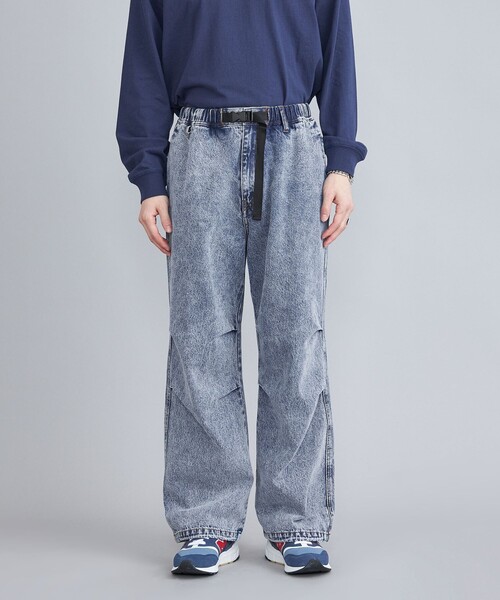 coen(コーエン)の「【WEB限定】ヴィンテージライクウォッシュデニムオーバーパンツ(デニムパンツ・メンズ・グレー/コバルトブルー・S/M/L)」の5枚目の写真