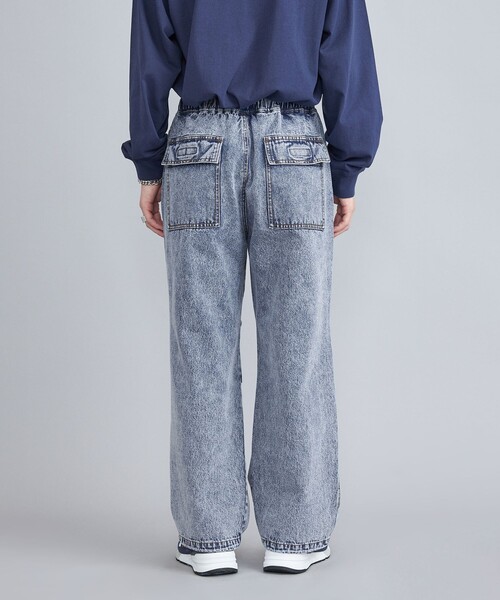 coen(コーエン)の「【WEB限定】ヴィンテージライクウォッシュデニムオーバーパンツ(デニムパンツ・メンズ・グレー/コバルトブルー・S/M/L)」の7枚目の写真