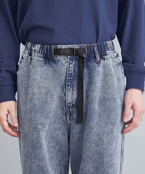 coen(コーエン)の「【WEB限定】ヴィンテージライクウォッシュデニムオーバーパンツ(デニムパンツ・メンズ・グレー/コバルトブルー・S/M/L)」の8枚目の写真