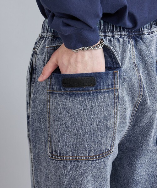 coen(コーエン)の「【WEB限定】ヴィンテージライクウォッシュデニムオーバーパンツ(デニムパンツ・メンズ・グレー/コバルトブルー・S/M/L)」の11枚目の写真