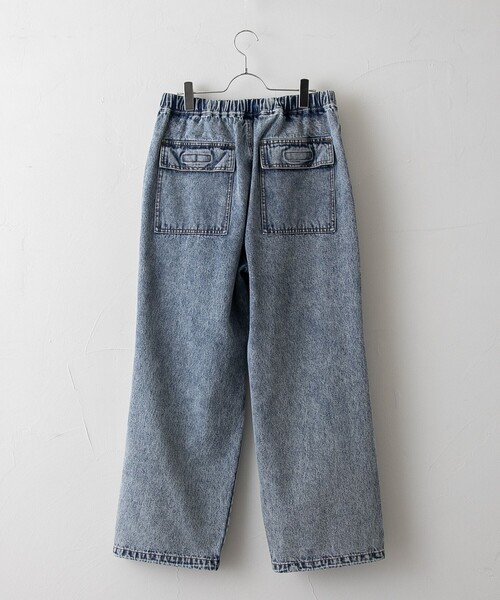 coen(コーエン)の「【WEB限定】ヴィンテージライクウォッシュデニムオーバーパンツ(デニムパンツ・メンズ・グレー/コバルトブルー・S/M/L)」の16枚目の写真