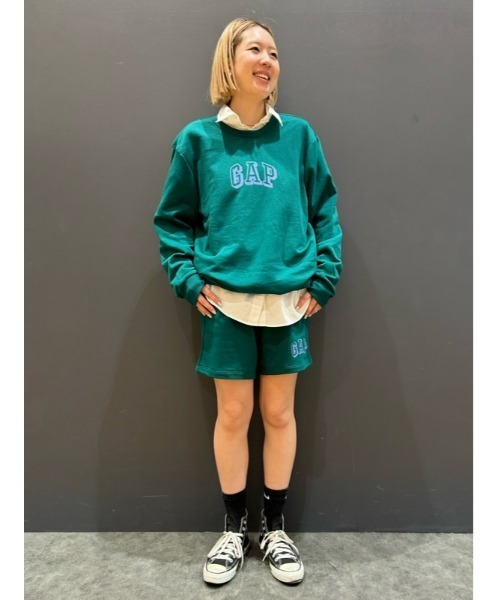 GAP(ギャップ)の「GAPロゴ ショートパンツ(ユニセックス)(その他パンツ・メンズ・ベージュ/グリーン/ブルー・S/M/XS/L/XL)」の14枚目の写真