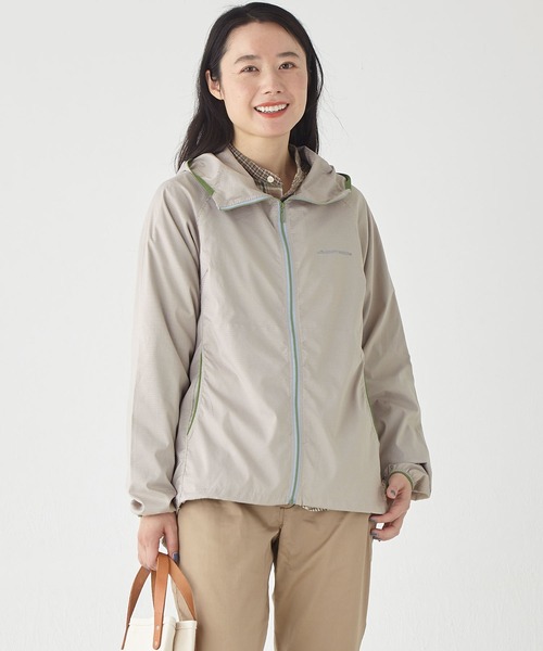 KRIFF MAYER Lady's Collection（クリフメイヤーレディースコレクション）の「さらさらエアーフードJK（ナイロンジャケット・レディース・チャコール/イエロー/ネイビー/その他5/カラフル/カーキ/グレー・MEDIUM/LARGE）」の2枚目の写真