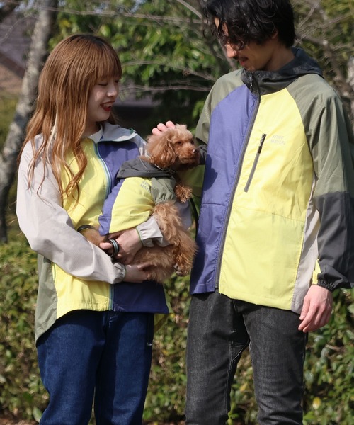 KRIFF MAYER Lady's Collection（クリフメイヤーレディースコレクション）の「さらさらエアーフードJK（ナイロンジャケット・レディース・チャコール/イエロー/ネイビー/その他5/カラフル/カーキ/グレー・MEDIUM/LARGE）」の7枚目の写真