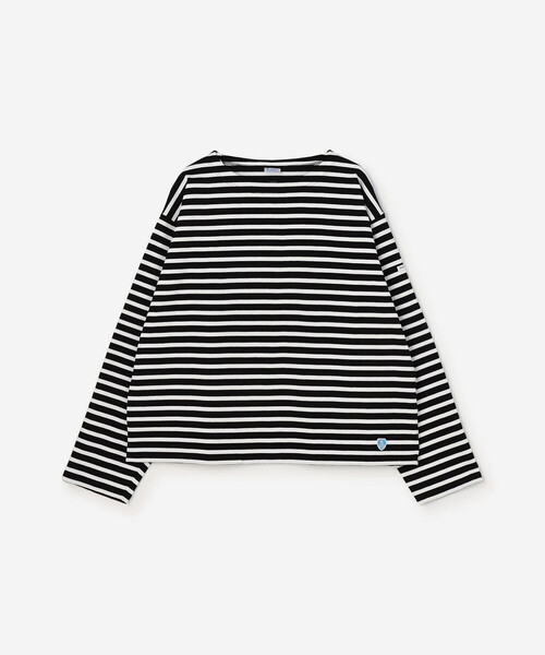 ORCIVAL（オーシバル）の「ORCIVAL | 〈別注〉コットンロード オーバーサイズ バスクシャツ MEN（Tシャツ/カットソー・メンズ・ブラック系その他/ブラック系その他2・3/4/5）」の15枚目の写真