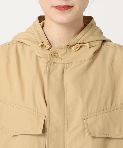 ARMY TWILL（アーミーツイル）の「別注【ARMY TWILL/アーミーツイル】Nylon ox Hooded Coat：コート（その他アウター・レディース・ベージュ/ホワイト/カーキ・FREE）」の11枚目の写真
