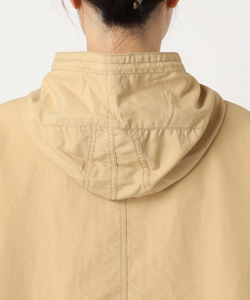 ARMY TWILL（アーミーツイル）の「別注【ARMY TWILL/アーミーツイル】Nylon ox Hooded Coat：コート（その他アウター・レディース・ベージュ/ホワイト/カーキ・FREE）」の8枚目の写真