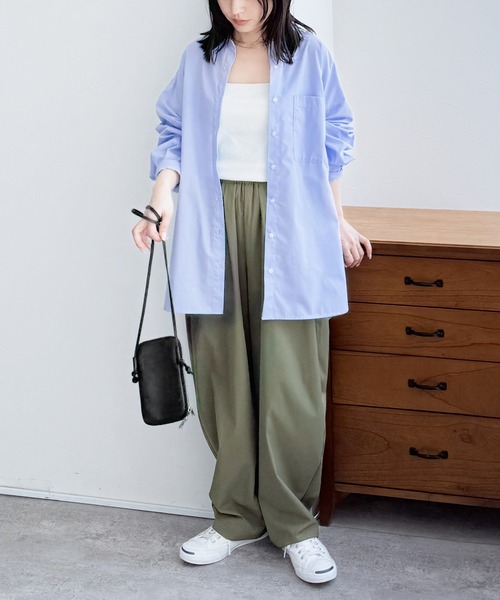 reca(レカ)の「アソートオーバーサイズベーシックシャツ(シャツ/ブラウス・レディース・オフホワイト/ピンク系その他/ブルー系その他/グリーン/サックスブルー/ブルー系その他2/ブラック系その他/ブルー系その他3/ブルー系その他4/ブラック系その他2/ホワイト系その他2/ホワイト系その他/ピンク系その他2・FREE)」の19枚目の写真