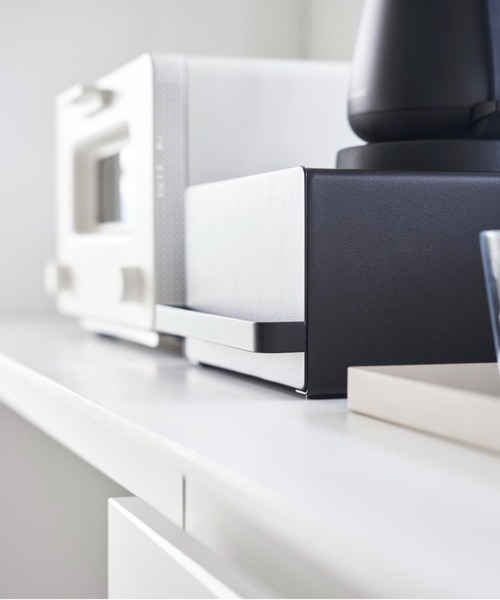 tower（タワー）の「tower(タワー)引き出し付きキッチン家電下ラック（キッチン収納・レディース・ブラック/ホワイト・ONE SIZE）」の12枚目の写真