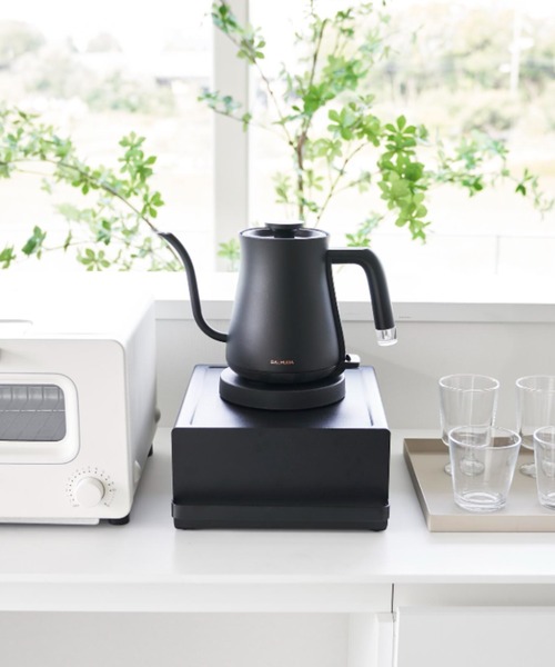 tower（タワー）の「tower(タワー)引き出し付きキッチン家電下ラック（キッチン収納・レディース・ブラック/ホワイト・ONE SIZE）」の13枚目の写真