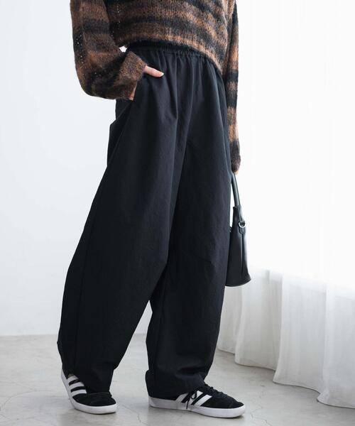 WEGO(ウィゴー)の「WEGO/イージーカーブパンツ(カーゴパンツ・レディース・ブラック/オフホワイト・MEDIUM/SMALL)」の21枚目の写真