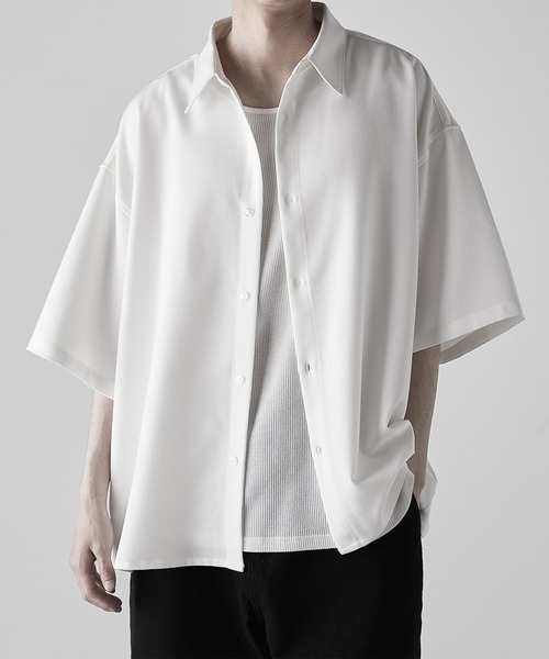 RUUBON(ルーボン)の「【RUUBON】TR regular color shirt / TR レギュラーカラーシャツ(シャツ/ブラウス・メンズ・ホワイト系/ホワイト・L/M/S)」の2枚目の写真
