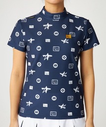 ジーフォア ゴルフ レディース 半袖 カットソーTシャツ ハイネックトップス ジーフォアゴルフ レディース トップス 半袖 カットソーTシャツ