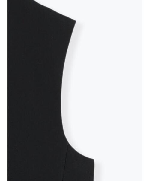 sm2rhythm(サマンサモスモスリズム)の「【撥水加工・イージーケア】カラーレスVネックジレ(ベスト・レディース・ブラック/ベージュ・F)」の15枚目の写真