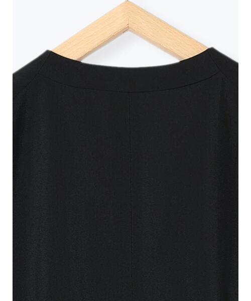 sm2rhythm(サマンサモスモスリズム)の「【撥水加工・イージーケア】カラーレスVネックジレ(ベスト・レディース・ブラック/ベージュ・F)」の17枚目の写真