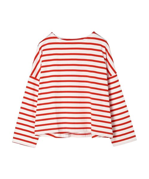 セール】ボートネックボーダープルオーバー（Tシャツ/カットソー