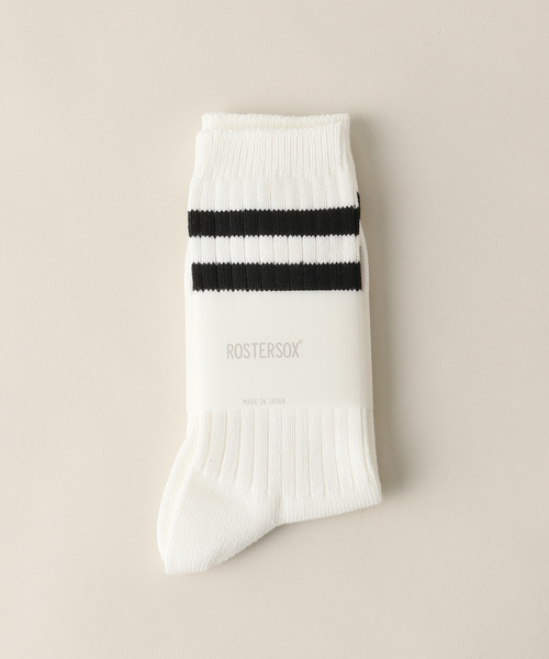 JOURNAL STANDARD relume(ジャーナルスタンダード レリューム)の「【ROSTER SOX /ロスターソックス】ラインソックス(ソックス/靴下・レディース・ブラック/モスグリーン/オレンジ・FREE)」の7枚目の写真