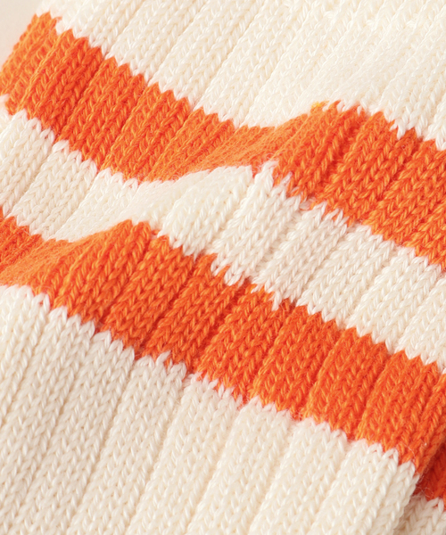 JOURNAL STANDARD relume(ジャーナルスタンダード レリューム)の「【ROSTER SOX /ロスターソックス】ラインソックス(ソックス/靴下・レディース・ブラック/モスグリーン/オレンジ・FREE)」の10枚目の写真