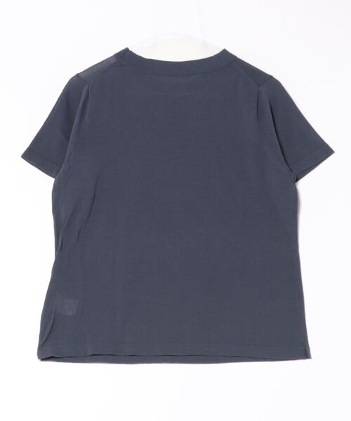 aunt lily(アントリリー)の「コットン強撚スタンドカラープルオーバー◆(Tシャツ/カットソー・レディース・ブルー/ネイビー・S/M/L/LL)」の13枚目の写真