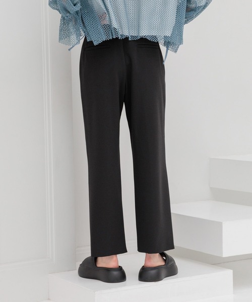 LOWRYS FARM（ローリーズファーム）の「ジョーゼットイージーパンツ 108813（スラックス・レディース・ブラック/ブラウン・FREE）」の7枚目の写真