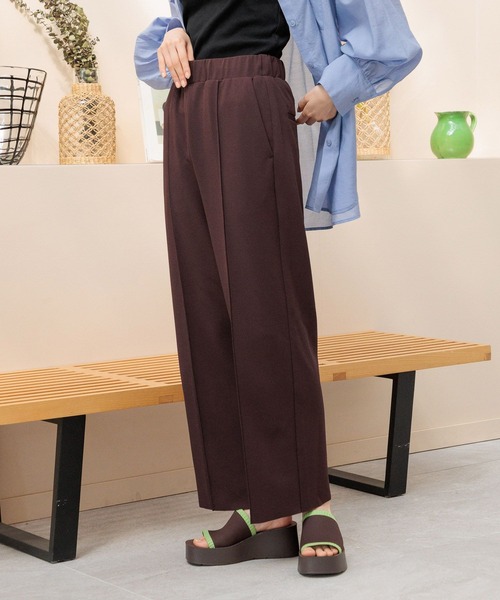 LOWRYS FARM（ローリーズファーム）の「ジョーゼットイージーパンツ 108813（スラックス・レディース・ブラック/ブラウン・FREE）」の11枚目の写真