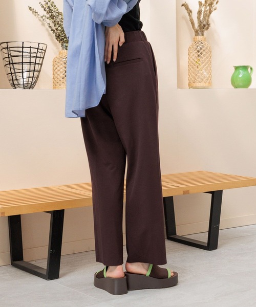 LOWRYS FARM（ローリーズファーム）の「ジョーゼットイージーパンツ 108813（スラックス・レディース・ブラック/ブラウン・FREE）」の12枚目の写真