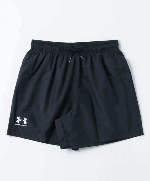 UNDER ARMOUR（アンダーアーマー）の「アンダーアーマー  UAウーブン バレーショーツ（その他パンツ・メンズ・ライトグレー/ブラック/ターコイズブルー・M/L/LL/3L）」の2枚目の写真