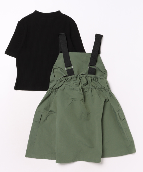 by LOVEiT(バイラビット)の「ウエストドロストジャンパースカートセット(ジャンパースカート・キッズ・ベージュ/カーキ/ブラック・120cm/130cm/140cm/150cm/160cm)」の18枚目の写真