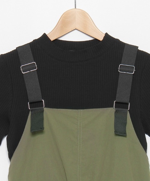 by LOVEiT(バイラビット)の「ウエストドロストジャンパースカートセット(ジャンパースカート・キッズ・ベージュ/カーキ/ブラック・120cm/130cm/140cm/150cm/160cm)」の8枚目の写真